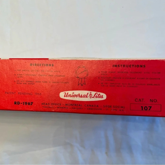 π Vintage Holiday Charm: 1966 Universal Lites Christmas Lights π - Picture 4 of 9
